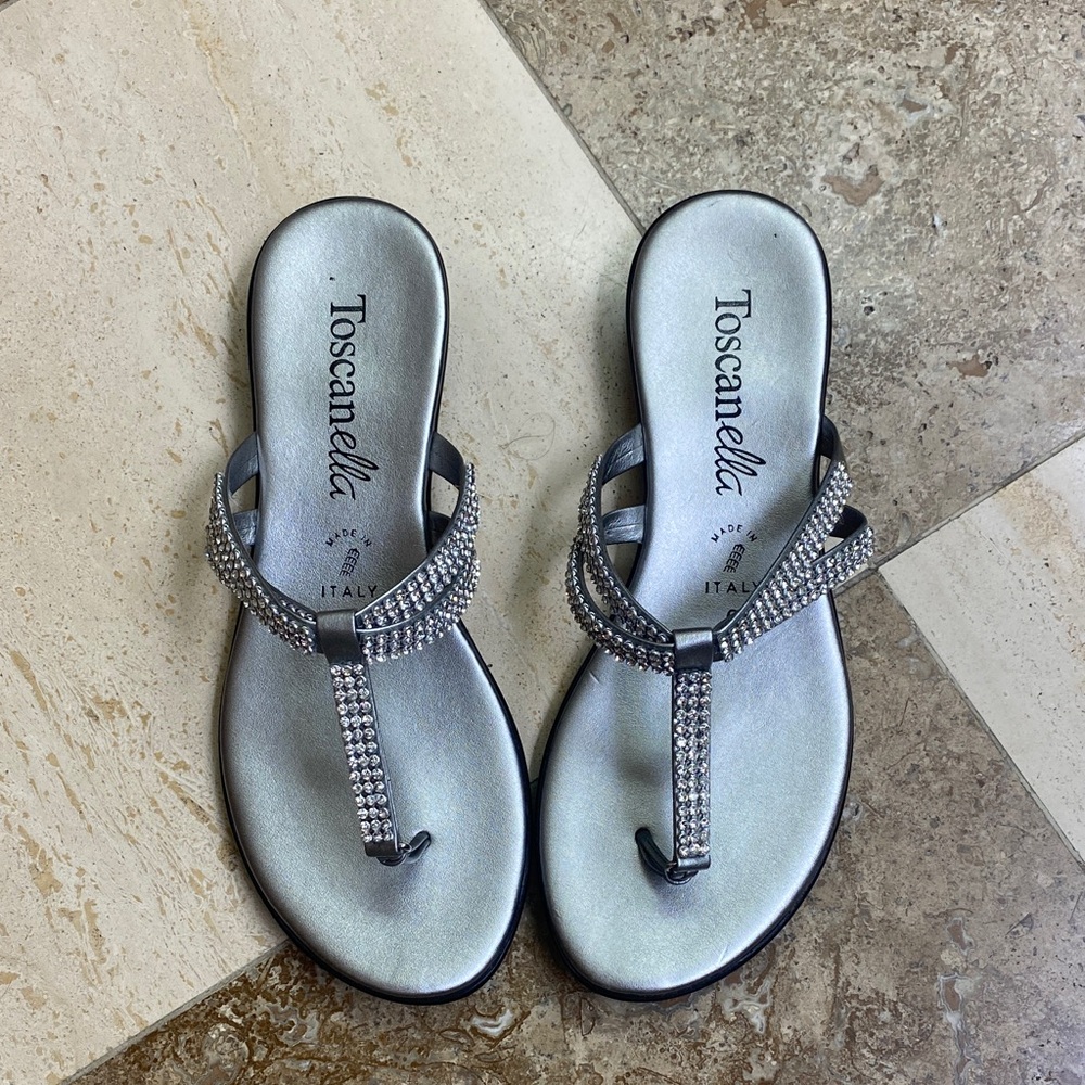Toscanella Women's Silver Sandals
